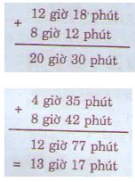 Giải bài tập trang 132 SGK Toán 5: Cộng số đo thời gian