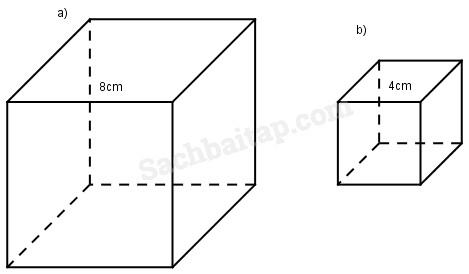 (VBT Toán 5) - Bài 107. Diện tích xung quanh và diện tích toàn phần của hình lập phương 1