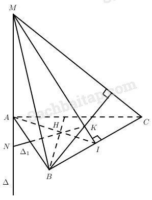 Bài 3. Đường thẳng vuông góc với mặt phẳng – Giải SBT Hình học 11 nâng cao
