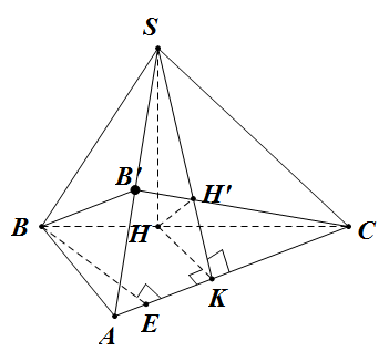 Đề bài: Cho hình chóp tam giác $S.ABC$ đáy là tam giác vuông tại $B; AB=3a, BC=4a$. Biết rằng mặt phẳng $(SBC)$ vuông góc với $(ABC)$. Giả sử $SB=2asqrt{3};widehat{SBC}=30^0$. Tìm khoảng cách từ $B$ đến mặt phẳng $(SAC)$. 1