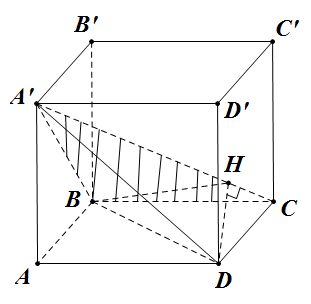 Đề bài: Cho hình lập phương $ABCD.A'B'C'D'$. Tìm số đo của góc tạo bởi hai mặt phẳng $(BA'C);(D'AC)$. 1
