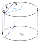 Cắt hình trụ ((T)) bởi mặt phẳng song song với trục và cách trục một khoảng bằng (2a), ta được thiết diện là một hình vuông có diện tích bẳng (16{a^2}). Diện tích xung quanh của ((T)) bằng 1