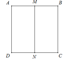 Cho hình vuông ABCD có cạnh bằng a. Gọi M,N lần lượt là trung điểm của AB và CD. Khi quay hình vuông ABCD quanh MN tạo thành một hình trụ. Gọi ( S ) là mặt cầu có diện tích bằng diện tích toàn phần của hình trụ, ta có bán kính của mặt cầu ( S ) là: 1