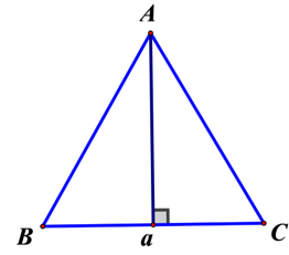 Cắt khối nón bởi một mặt phẳng qua trục tạo thành một tam giác ABC đều có cạnh bằng a, biết B, C thuộc đường tròn đáy. Thể tích của khối nón là: 1