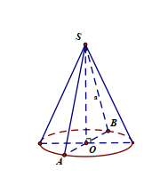 Diện tích toàn phần của hình nón có khoảng cách từ tâm của đáy đến đường sinh bằng (sqrt3)và thiết diện qua trục là tam giác đều là
  1
