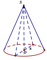 Thiết diện qua trục của một hình nón là một tam giác vuông cân có cạnh huyền bằng (2sqrt3) . Thể tích của khối nón này là
  1