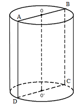 Thiết diện của hình trụ và mặt phẳng chứa trục của hình trụ là hình chữ nhật có chu vi bằng 12. Giá trị lớn nhất của thể tích khối trụ bằng 1