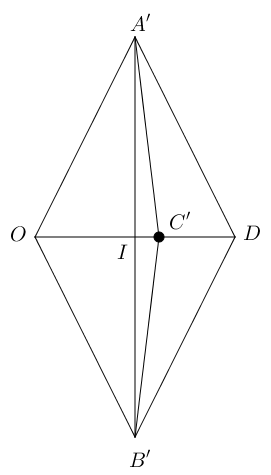 <p>Đề toán 2022  [Mức độ 4] Cho các số phức ({z_1},{z_2},{z_3}) thỏa mãn (left| {{z_1}} right| = left| {{z_2}} right| = 2left| {{z_3}} right| = 2) và (8left( {{z_1} + {z_2}} right){z_3} = 3{z_1}{z_2}). Gọi (A,,B,,C) lần lượt là các điểm biểu diễn của ({z_1},{z_2},{z_3}) trên mặt phẳng tọa độ. Diện tích tam giác (ABC) bằng </p> 1