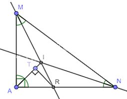 Giải bài tập Bài 9: Tính chất ba đường phân giác của tam giác (C8 Toán 7 Chân trời)