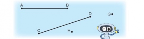 Giải SGK Kết nối tri thức – Toán 2 – Bài: Điểm, đoạn thẳng, đường thẳng, đường cong, ba điểm thẳng hàng 1