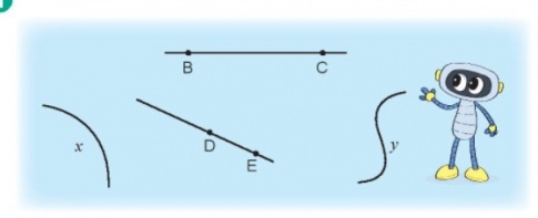Giải SGK Kết nối tri thức – Toán 2 – Bài: Điểm, đoạn thẳng, đường thẳng, đường cong, ba điểm thẳng hàng 4