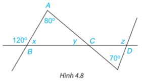 Giải bài tập Bài 12: Tổng các góc trong một tam giác (C4 Toán 7 Kết nối) 3
