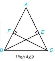 Giải bài tập Bài 16: Tam giác cân. Đường trung trực của đoạn thẳng (C4 Toán 7 Kết nối) 1