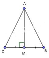Giải bài tập Bài 16: Tam giác cân. Đường trung trực của đoạn thẳng (C4 Toán 7 Kết nối) 3