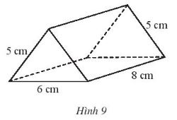 Giải bài tập 3 Hình lăng trụ đứng tam giác, hình lăng trụ đứng tứ giác (C3 Toán 7 - Chân trời) 5