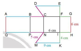 Giải bài tập 3 Hình lăng trụ đứng tam giác, hình lăng trụ đứng tứ giác (C3 Toán 7 - Chân trời) 10