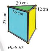 Giải bài bài 4 Diện tích xung quanh và thể tích của hình lăng trụ đứng tam giác, lăng trụ đứng tứ giác (C3 Toán 7 - Chân trời) 1