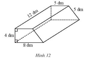 Giải bài bài 4 Diện tích xung quanh và thể tích của hình lăng trụ đứng tam giác, lăng trụ đứng tứ giác (C3 Toán 7 - Chân trời) 3