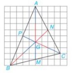 Giải bài tập Bài 34 Sự đồng quy của ba đường trung tuyến, ba đường phân giác trong một tam giác (Chương 9 Toán 7 Kết nối)