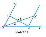 Giải SBT Bài 34 Sự đồng quy của ba đường trung tuyến, ba đường phân giác trong một tam giác (Chương 9 SBT Toán 7 Kết nối)