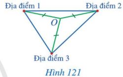 Giải bài 12 Tính chất ba đường trung trực của tam giác - Chương 7 Toán 7 Cánh diều 2