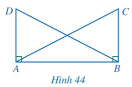 Giải bài 4 Trường hợp bằng nhau thứ nhất của tam giác cạnh - cạnh - cạnh - Chương 7 Toán 7 Cánh diều 7