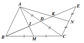Giải SBT bài 10 Tính chất ba đường trung tuyến của tam giác - Chương 7 SBT Toán 7 Cánh diều 5