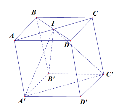 Cho hình hộp (ABCD.A'B'C'D')có (I)là giao điểm của (AC)và (BD). Gọi ({V_1})và ({V_2}) lần lượt là thể tích của các khối (ABCD.A'B'C'D') và (I.A'B'C'). Tính tỉ số (frac{{{V_1}}}{{{V_2}}}).</p> 1