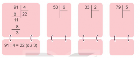 Bài 26: Chia số có hai chữ số cho số có một chữ số - SGK Kết nối tri thức 4