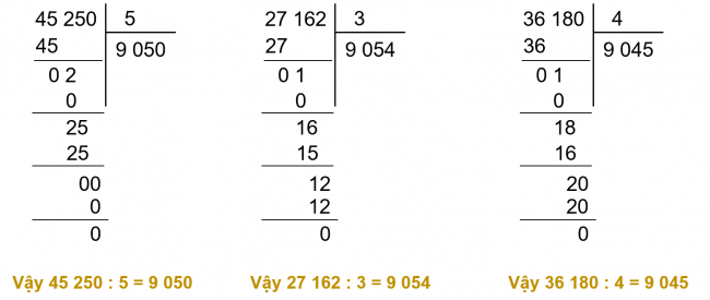 Giải bài 71 Chia số có năm chữ số cho số có một chữ số - SGK Kết nối tri thức 10
