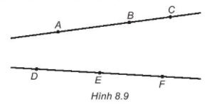 Bài 32: Điểm và đường thẳng - Giải SBT Toán 6 - Sách Kết nối 5