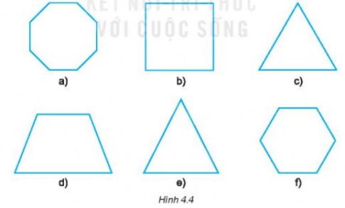 Bài 18: Tam giác đều, hình vuông, hình lục giác đều - Giải SBT Toán 6 - Sách Kết nối 1