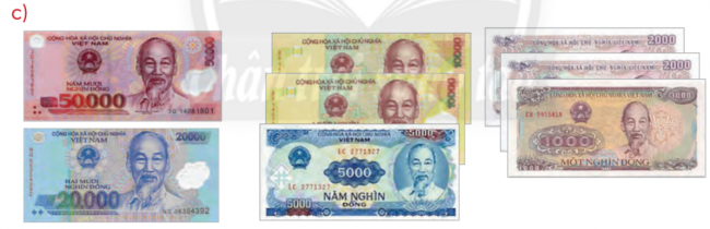 Giải bài Tiền Việt Nam | Giải toán 3 tập 2 chân trời sáng tạo 5