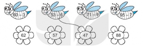 Bài 22: Phép trừ (có nhớ) số có hai chữ số cho số có một chữ số - Giải VBT Toán 2 - Sách Kết nối 7