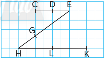 Giải bài Điểm ở giữa trung điểm của đoạn thẳng - SGK Chân trời 1