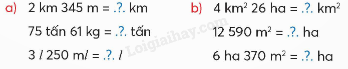 Giải SGK Toán lớp 5 trang 66, 67 Bài 27: Em làm được những gì? | Chân trời sáng tạo 4